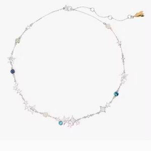 Kate Spade New York COSMOS Silver-tone Neutral statement necklace